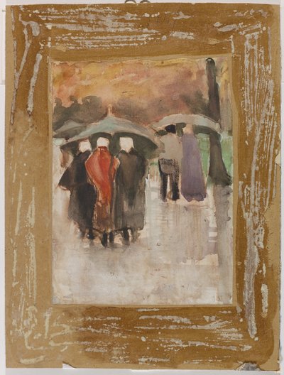 Im Regen, 1882 von Vincent van Gogh
